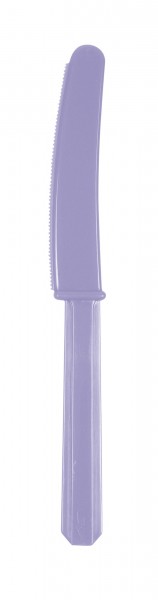20 Plastikmesser Mila lila