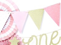 Vorschau: DIY One Star Wimpelkette rosa-gold 1,3m