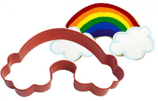Regenbogen Plätzchen Ausstechform