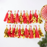 Nordic Christmas Tasselgirlande 2m