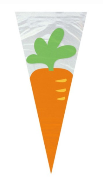 20 Carrotcake Cellophane-Spitztüten
