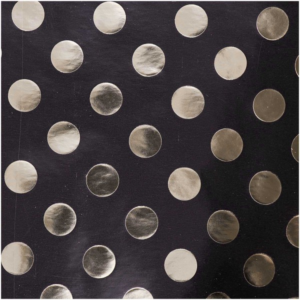 FSC Lovely Dots Geschenkpapier schwarz