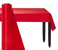 Rote Tischdecken Rolle Basel 30m