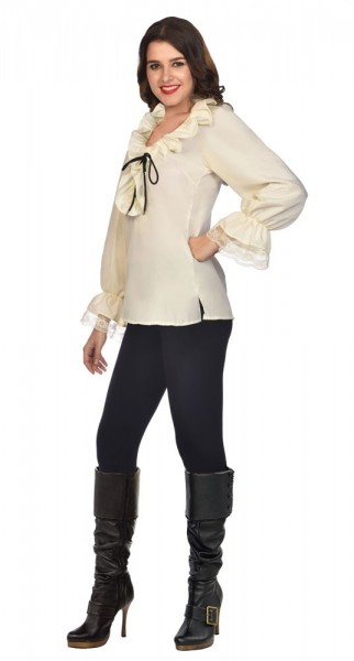 Piraten Bluse Classic für Damen 5