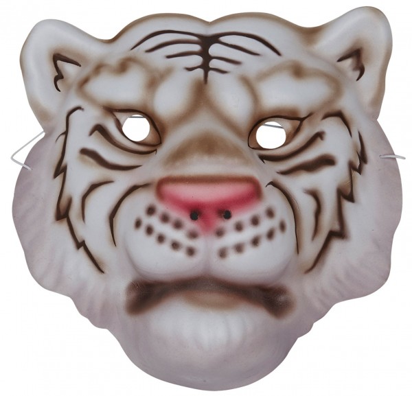 Weiße Tiger Kindermaske