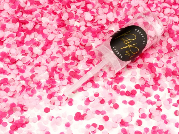 Konfetti Kanone Partylover pink