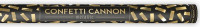 Goldstreifen Konfetti Kanone 80cm