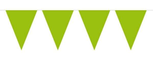 XXL Wimpelkette grün 10m