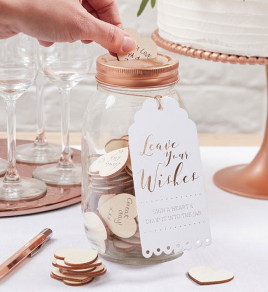 Märchenhochzeit Glas Gästebuch
