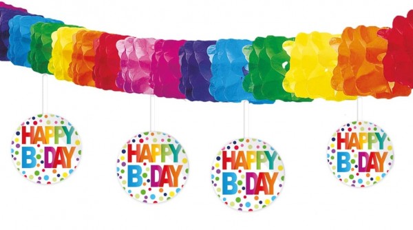 Splendid Birthday Girlande 4m