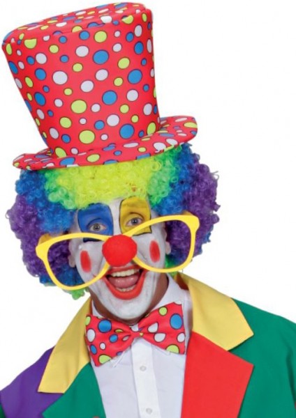 Bunte Clownsnasen Brille