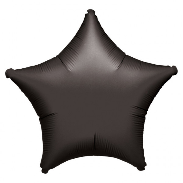 Schwarzer Sternballon 48cm