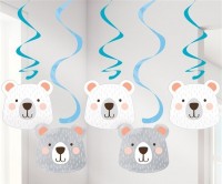 5 Partybär Spiralhänger