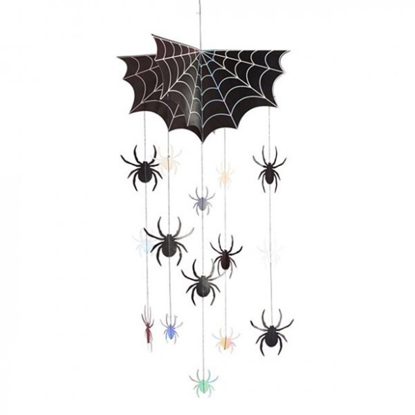 Halloween Spinnen Mobile 64cm