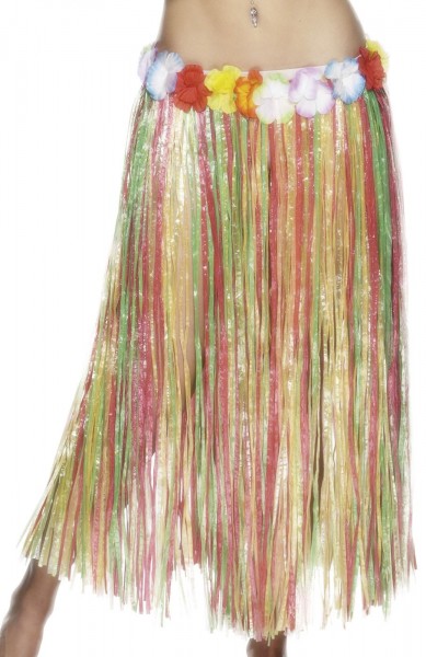 Hula Paradies Rock Mit Hawaiiblumen