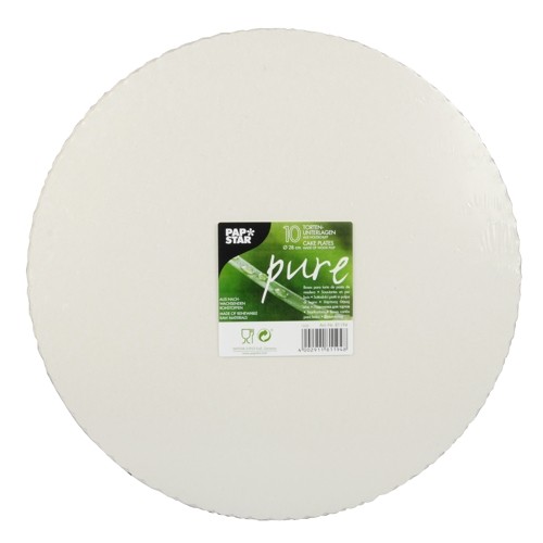 10 FSC Tortenplatten Scarletti weiß 28 cm 3