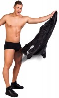 Sexy Stripperhose Mit Klettverschluss Schwarz