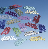 Bunte Happy Birthday Streudeko 15g