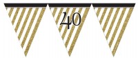 Magical 40th Birthday Wimpelkette 3,7m