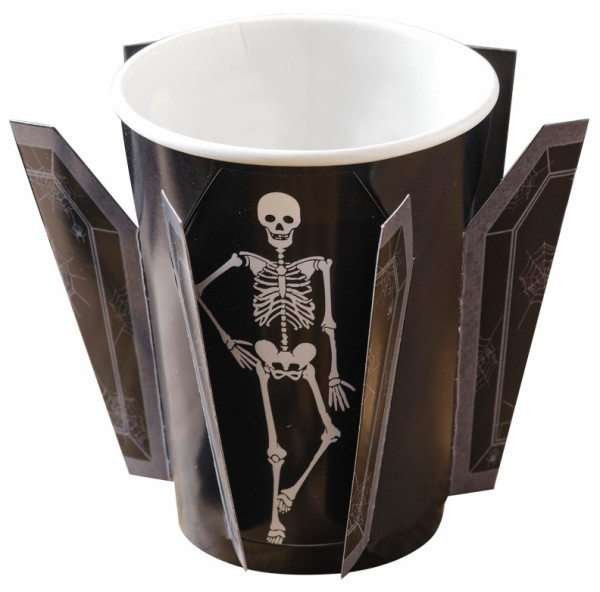 8 Haunted House Pappbecher 250ml