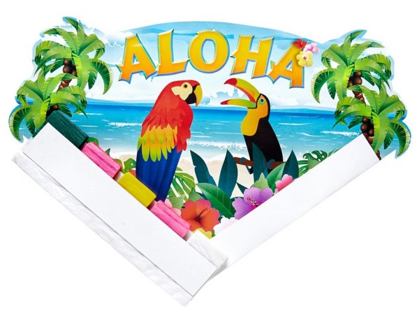Aloha Papierfächer 46cm 2
