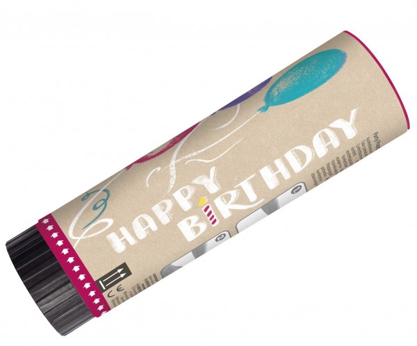 2 Birthday Wishes Konfetti Kanonen