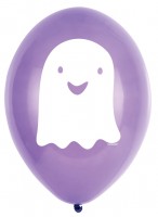 6 Halloween Freunde Luftballons 23cm
