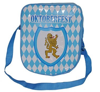 Blau-weiße Oktoberfest Tasche