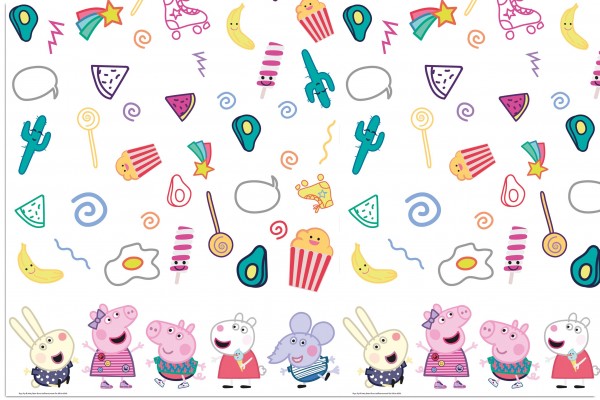 Peppa Wutz Spieletag Tischdecke 1,8 x 1,2m