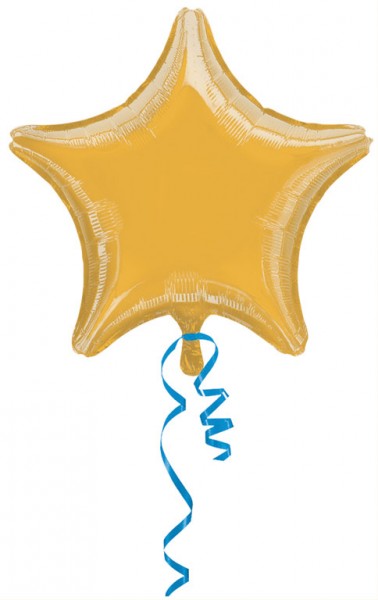 Sparkling Star Ballon gold