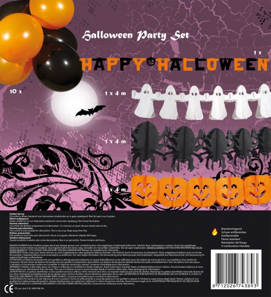 Schauriges Halloween Hängedeko Set 14-teilig
