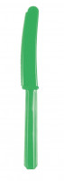 10 Party Buffet Kunststoff Messer grün 17,2cm