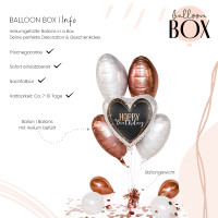 Vorschau: Balloha Geschenkbox DIY Happy Birthday Elegant Hearts XL
