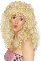Blonde 80er Jahre Boogie Perücke