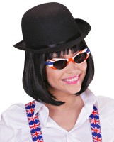 Schwarzer Filzhut Melone