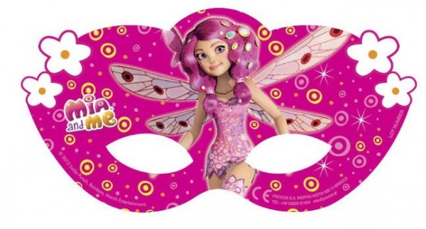 6 Mia & Me Feenparty Masken