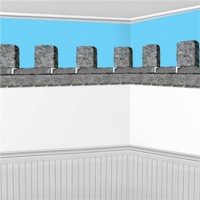 Burgmauer Wandkulisse 9,1m