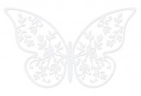 10 Schmetterlinge Papierdeko 6,5 cm