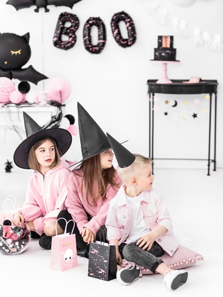 6 Boo Town Geschenktüten schwarz 5