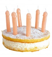 Mini Willy Kerze 6er-Set