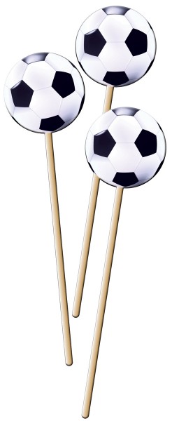 8 Fußball Champion Party Picker 20cm