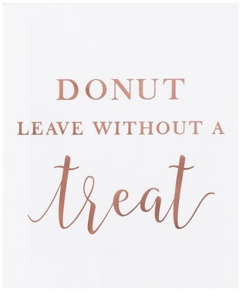 20 Country Wedding Donut Geschenktüten