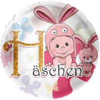 Häschen Folienballon 45cm