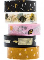 Geschenkband Set 5 Stck Nostalgie 10m
