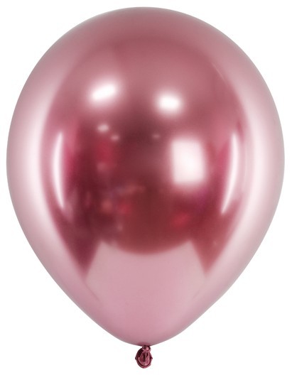 50 Roségold metallic Ballons Partyperle 27cm