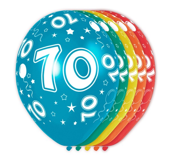 5 Ballons Big 70 30cm
