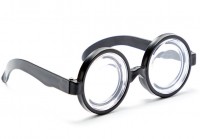 Nerdbrille Riesenauge rund