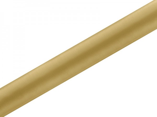 Satin Stoff Eloise gold 9m x 36cm