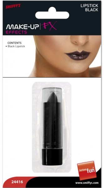 Schwarzer Make Up Effect Lippenstift