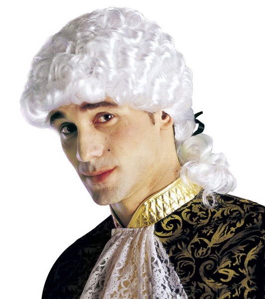 Lord William Weiße Perücke